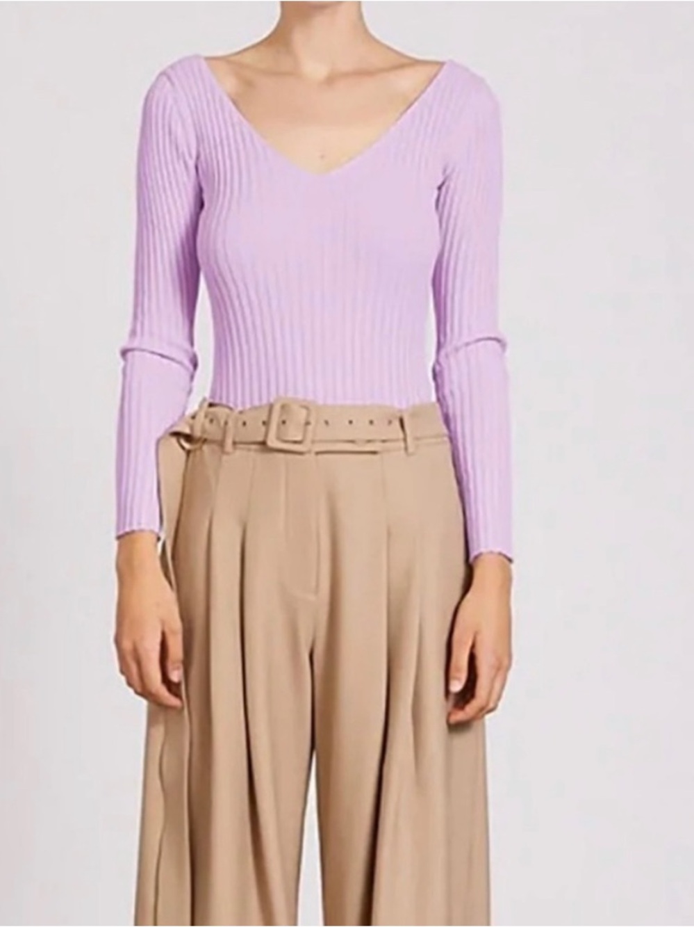 Anna Quan Elsa top in wisteria NWT